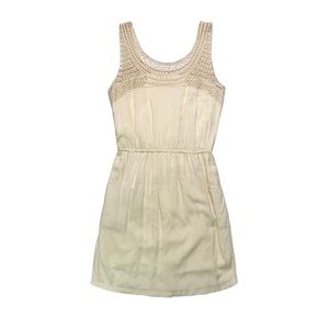 Crochet double layer dress